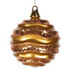 Photograph of 6'' Antiq Gold Candy Glitter Wave Ball