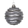 Photograph of 6" Pewter Candy Glitter Wave Ball