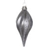Photograph of 8" Pewter Candy Glitter Swirl Drop