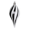 Photograph of 12" Black-White Candy Glit Swirl Drop