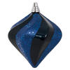 Photograph of 6" Midngt Blue Candy Glitt Swirl Diamond