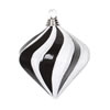 Photograph of 6" Black-White Candy Glit Swirl Diamond