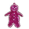 Photograph of 7.5" Cerise Candy Gingerbread man 1/Box