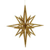 Photograph of 16" Gold 3D Glitter Star