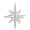 Photograph of 32" White 3D Glitter Star