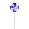 Photograph of 17" Purple-White Candy Lollipop