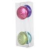 Photograph of 10" Asst Color Irid Swirl Lollipop 4/Box