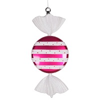 13 inch Striped Candy Ornament