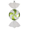 Photograph of 18.5" Lime-White Swirl Candy Glitter