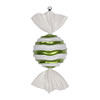 Photograph of 18.5" Lime-White Stripe Wave Candy