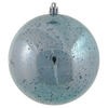 Photograph of 4.75"  Baby Blue Shiny Mercury Ball 4/ba