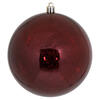 Photograph of 4.75" Burgundy Shiny Mercury Ball 4/Bag