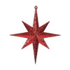 Photograph of 8" Red Glitter Bethlehem Star 4/Box