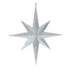 Photograph of 15.75" Silver Glitter Bethlehem Star