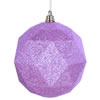 Photograph of 8" Pink Glitter Geometric Ball