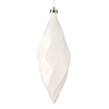 Photograph of 8" White Shiny Swirl Finial 6/Bag