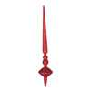 Photograph of 12" Red Glitter Cupola Finial 3/Bag