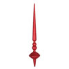 Photograph of 18" Red Glitter Cupola Finial 2/Bag