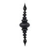 Photograph of 41" Black Shiny Finial Ornament