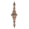 Photograph of 41" Rose Gold Shiny Finial Ornament