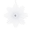 Photograph of 6.5" White Glitt Snowflake Burst 6/Bag