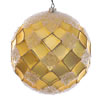 Photograph of 4.75" Gold Net Beaded Ball 3/Bag