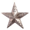 Photograph of 9" Mocha Antique Swirl Star Ornament