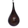 Photograph of 4" Pewter Wood Grain Teardrop Orn 2/Bag