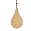 Photograph of 4" Tan Wood Grain Teardrop Orn 2/Bag