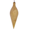 Photograph of 12" Tan Wood Grain Shuttle Orn 2/Bag