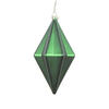 Photograph of 5.5" Emerald Matte Finial Ornament 4/bg