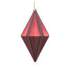 Photograph of 5.5" Burgundy Matte Finial Orn 4/bag