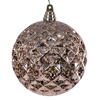 Photograph of 6" Rose Gold Diamond Mercury Orn 2/Bag