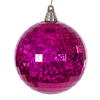 Photograph of 6" Fuchsia Mirror Mercury Orn 2/Bag