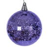 Photograph of 6" Lavender Mirror Mercury Orn 2/Bag