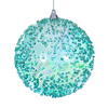 Photograph of 4.75" Teal Iridescent Bead Ball 3/Bag