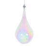 Photograph of 4" Clear Iridescent Teardrop 3/Bag