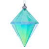 Photograph of 5" Teal Iridescent Diamond 3/Bag