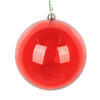Photograph of 4" Red Clear Ornament 4/Bag