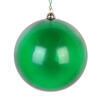 Photograph of 4" Green Clear Ornament 4/Bag