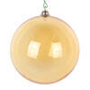 Photograph of 4" Gold Clear Ornament 4/Bag