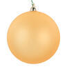 Photograph of 4" Gold Clear Matte Ornament 4/Bag