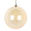 Photograph of 4" Champagne Clear Ornament 4/Bag