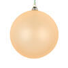 Photograph of 4" Champagne Clear Matte Ornament 4/Bag