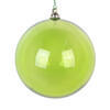Photograph of 4" Lime Clear Ornament 4/Bag