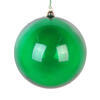 Photograph of 4.75" Green Clear Ornament 3/Bag