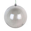 Photograph of 4.75" Silver Clear Ornament 3/Bag