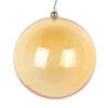 Photograph of 4.75" Gold Clear Ornament 3/Bag