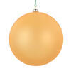 Photograph of 4.75" Gold Matte Clear Ornament 3/Bag