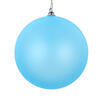 Photograph of 4.75" Turquoise Matte Clear Orn 3/Bag